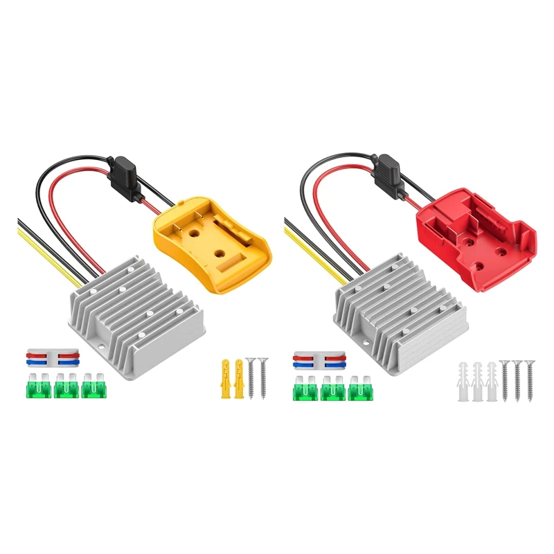 20V To 12V Step Down Converter Power Wheels Battery Adapter For Dewalt 20V Step Down Converter 1Set