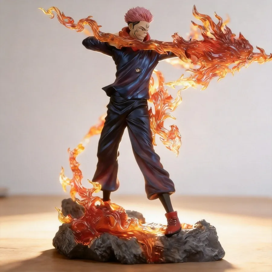 

Anime Jujutsu Kaisen Sukuna Figure 30cm Collectible Model Toy Statue Decoration Gift for Fans