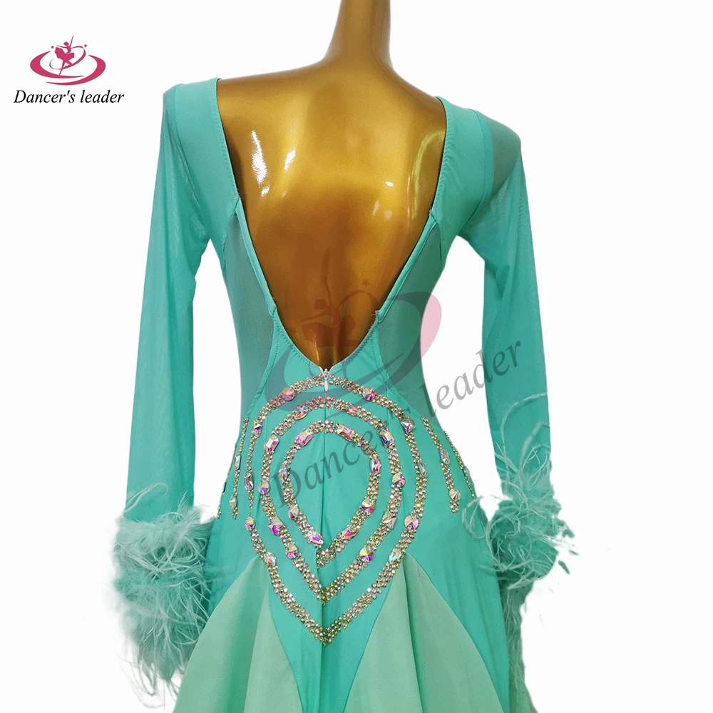 Ballroom Modern Dance Waltz Rumba Ballroom Performance Costume High end Customized Standard Professional Dress