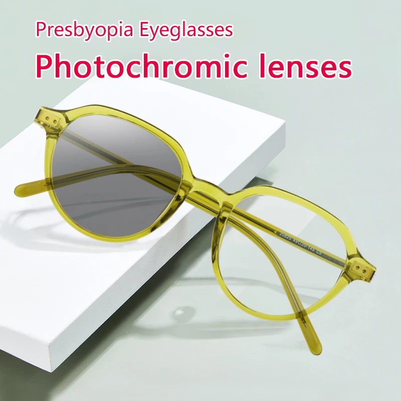 Photochromic Reading Sunglasses,Ultra-light TR90 Frame, Anti Glare Hard & Multi-coated Lens,Stylish Readers