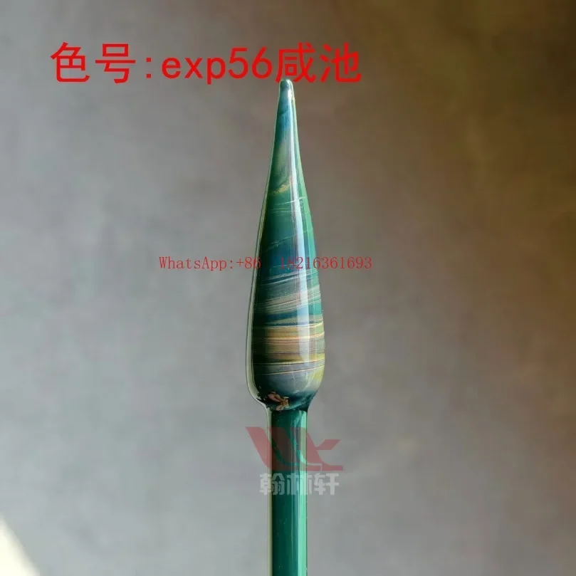 Limited Offer EX56 Salty Pool Blue Lake Water Green Color-changing Rod Burning Glass Lamp Glass Color Borosilicate