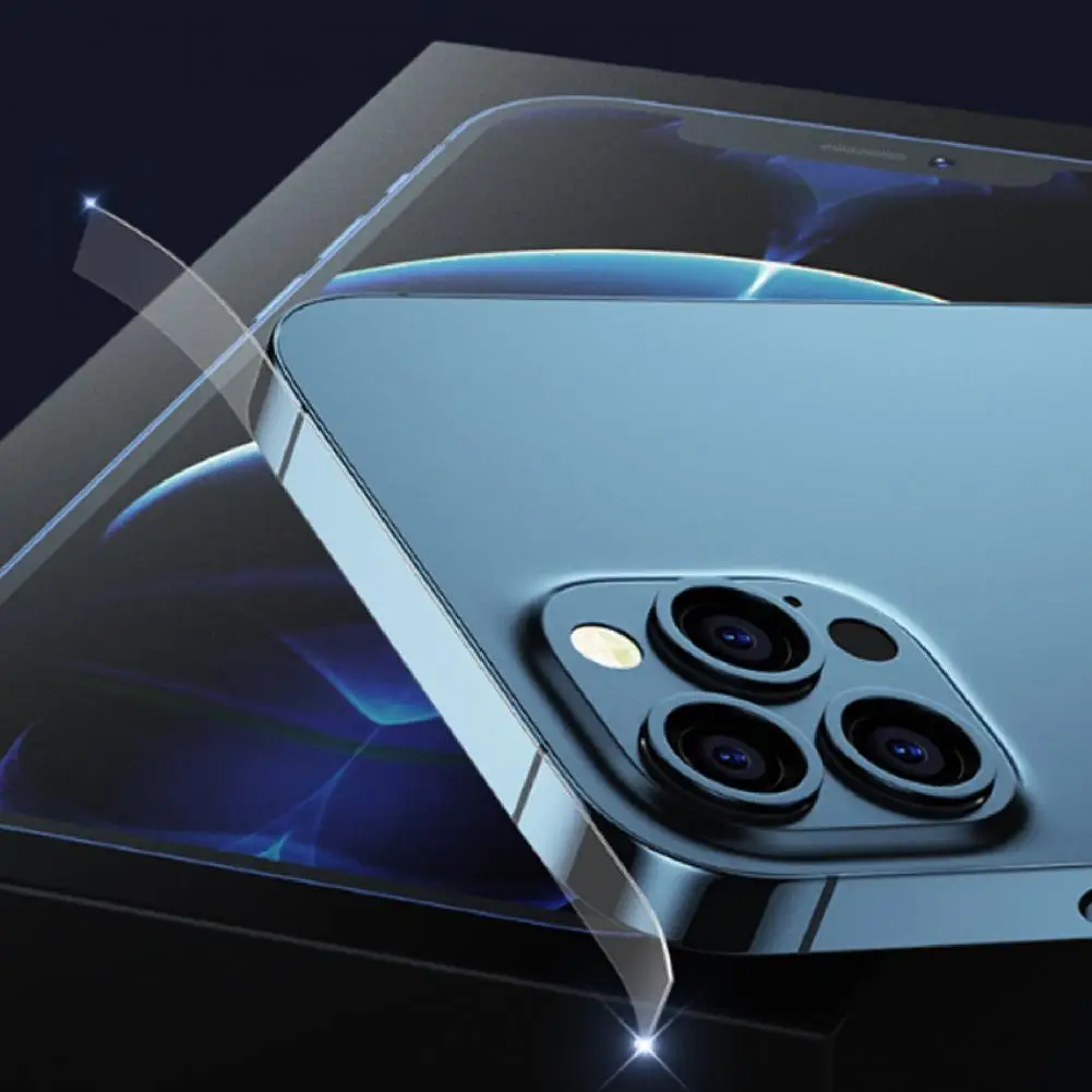 Mobile Phone Film Screen Protector Invisible Protective Film Transparent Side Sticker for iPhone 12 Mini/Pro/Max