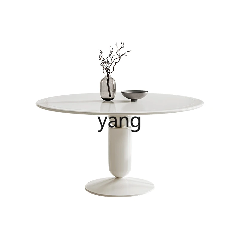 

YHM new Chinese solid wood combination dining table with turntable