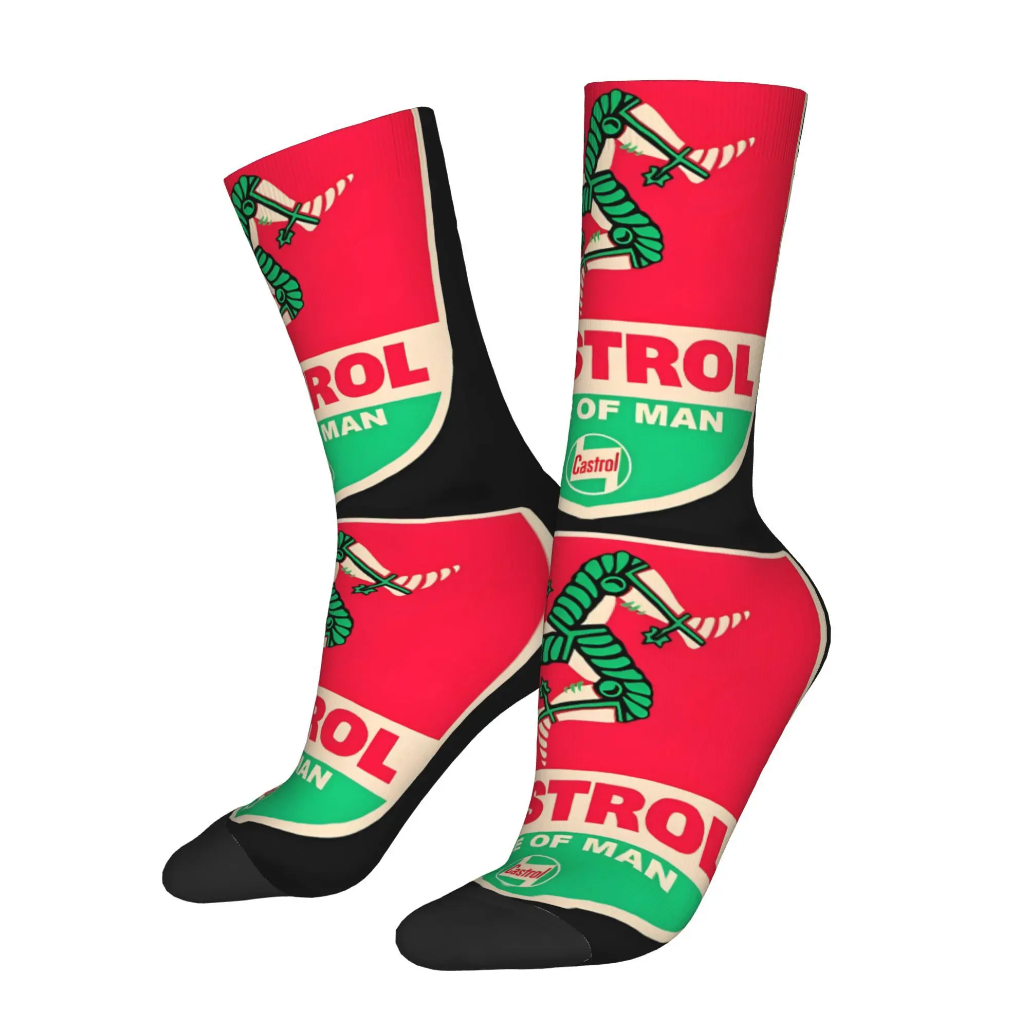 

Happy Men's Socks Oil Isle TT Vintage Hip Hop Crazy Crew Sock Gift Pattern Printed