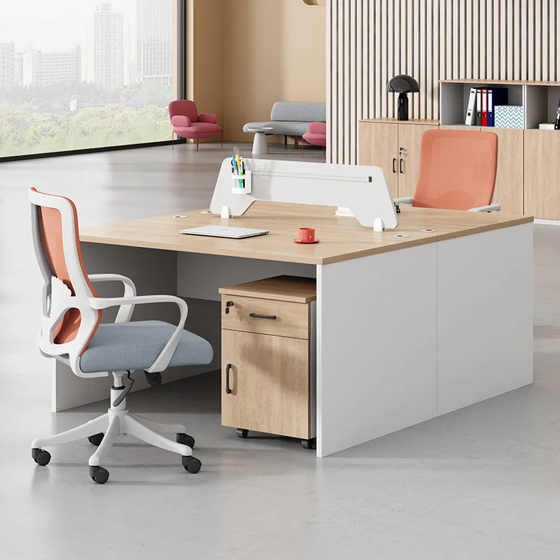 Factory Direct Sales Custom Staff Screen Office Desk And Chair Combination Simple Desk Furniture Staff Computer Desk And Chair