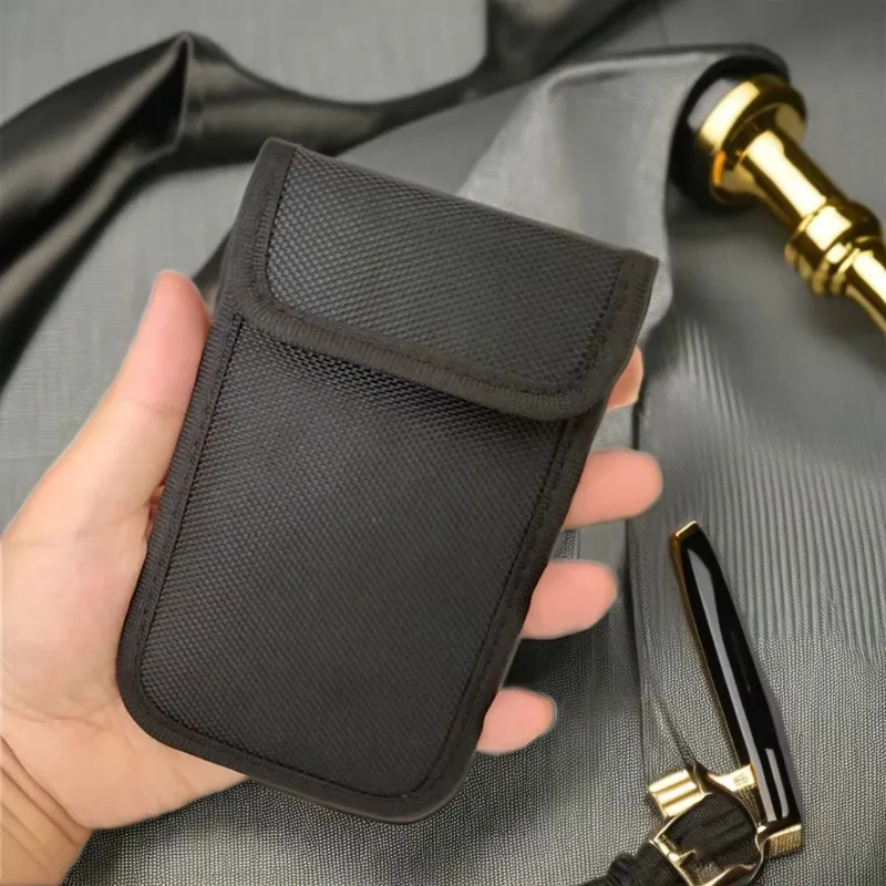 Car keys and credit card Faraday bags, RFID keychain protectors, anti-theft signal shielding bags, car key bags