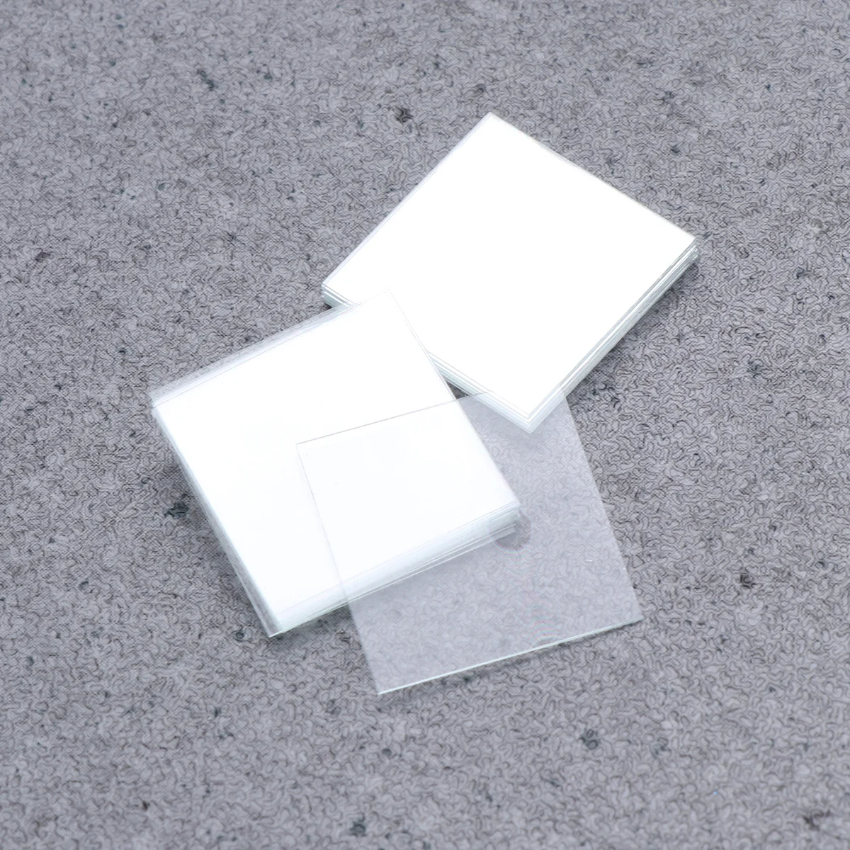 

100Pcs Microscope Optical Glass Cover Glass Square Coverslips for Observation Microscope Accessories Square Coverslips