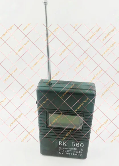 50MHz-2.4GHz Frequency Counter Meter with CTCSS/DCS Decoder for Two-Way Radio Walkie Talkie