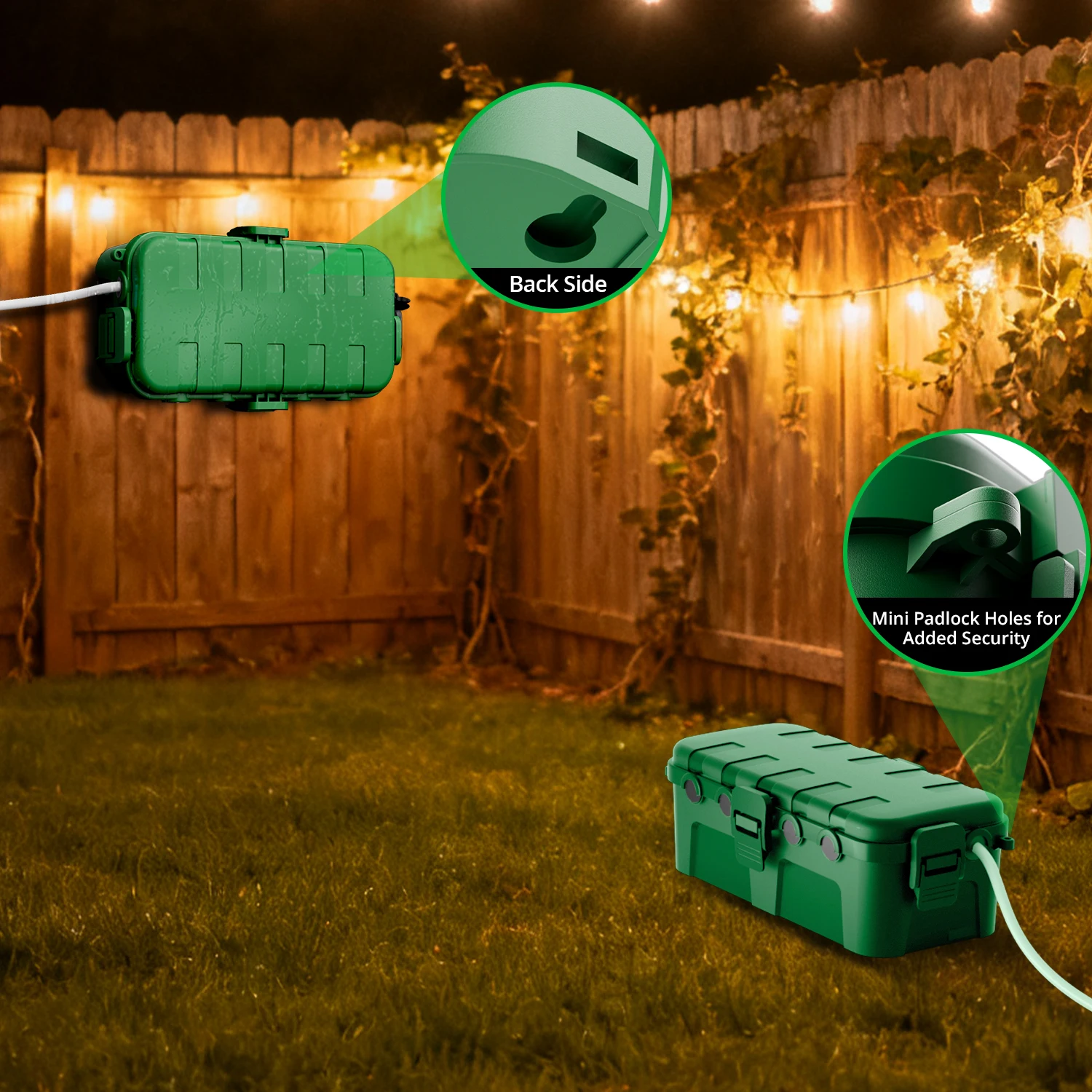 Small Waterproof IP55 Extensio - Outdoor Power Point Cover recension och pris