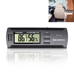 Inkbird ITH-10 digital termômetro e higrômetro display lcd medidor de monitoramento de temperatura e umidade para estação meteorológica em casa