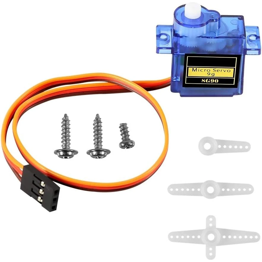 5 Pcs SG90 Micro Servo Motor Mini Servo SG90 9g Servo Kit Compatible with RC Helicopter Airplane Car Boat Robot