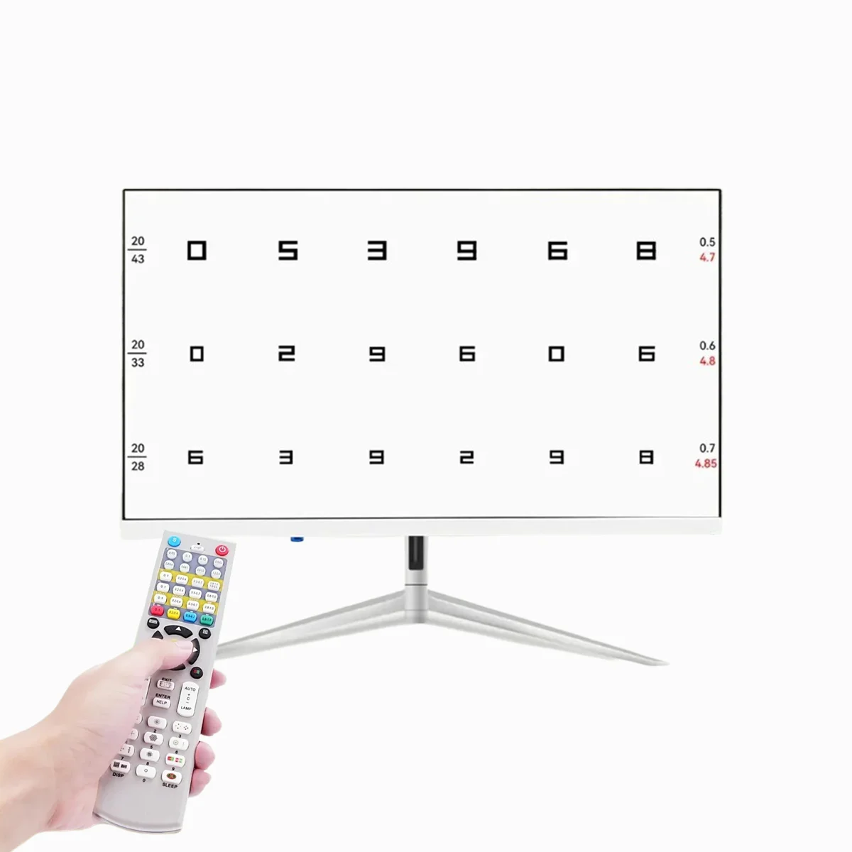 21.5 Inch LCD Digital Visual Acuity Chart Monitor Optics Instruments for Vision for Test Eye Optotype Display for Ophth