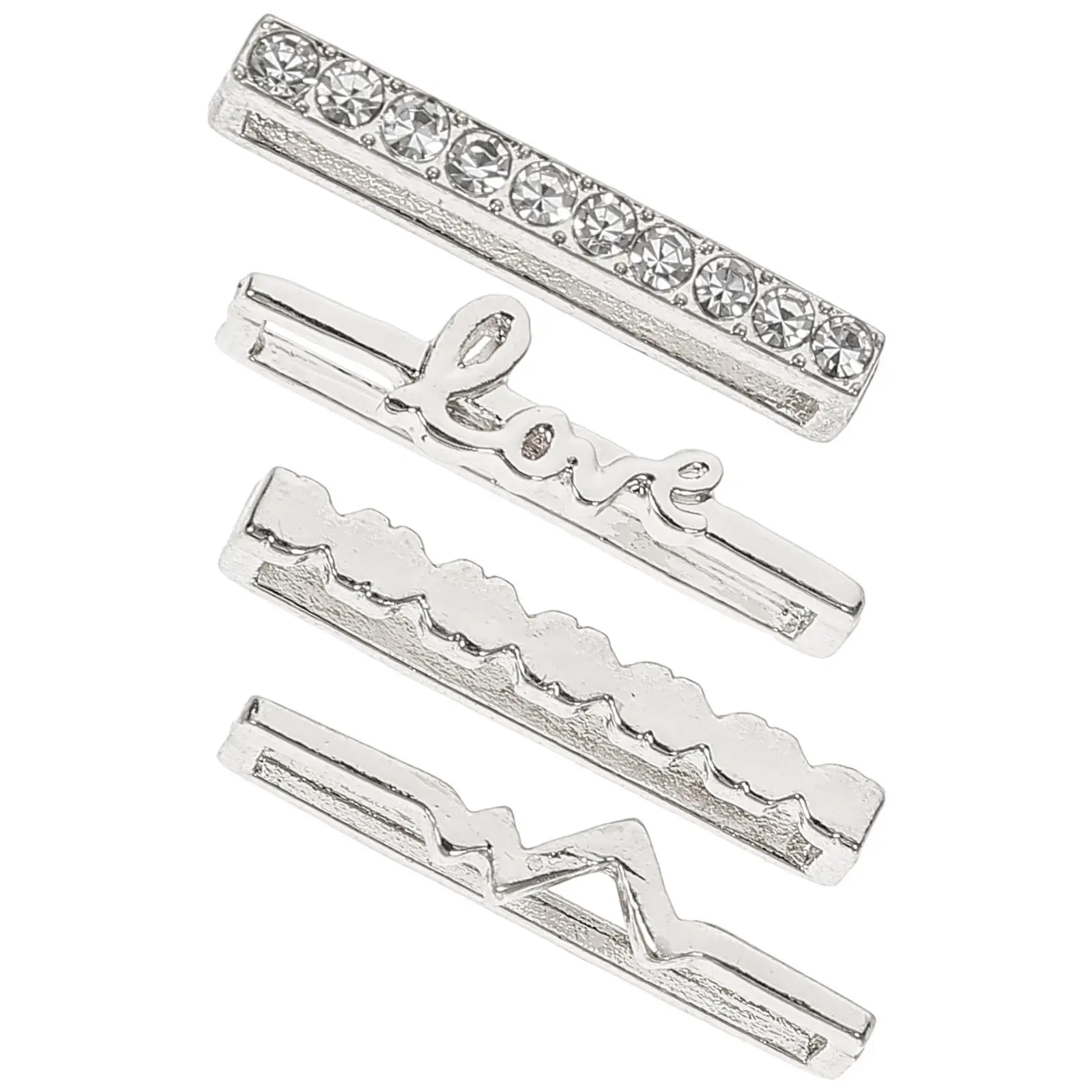1Set Elegant Watchband Charms for Metal Strap Rings Decorative Watch Band Accessories Bling Fashion Wristwatch Decor