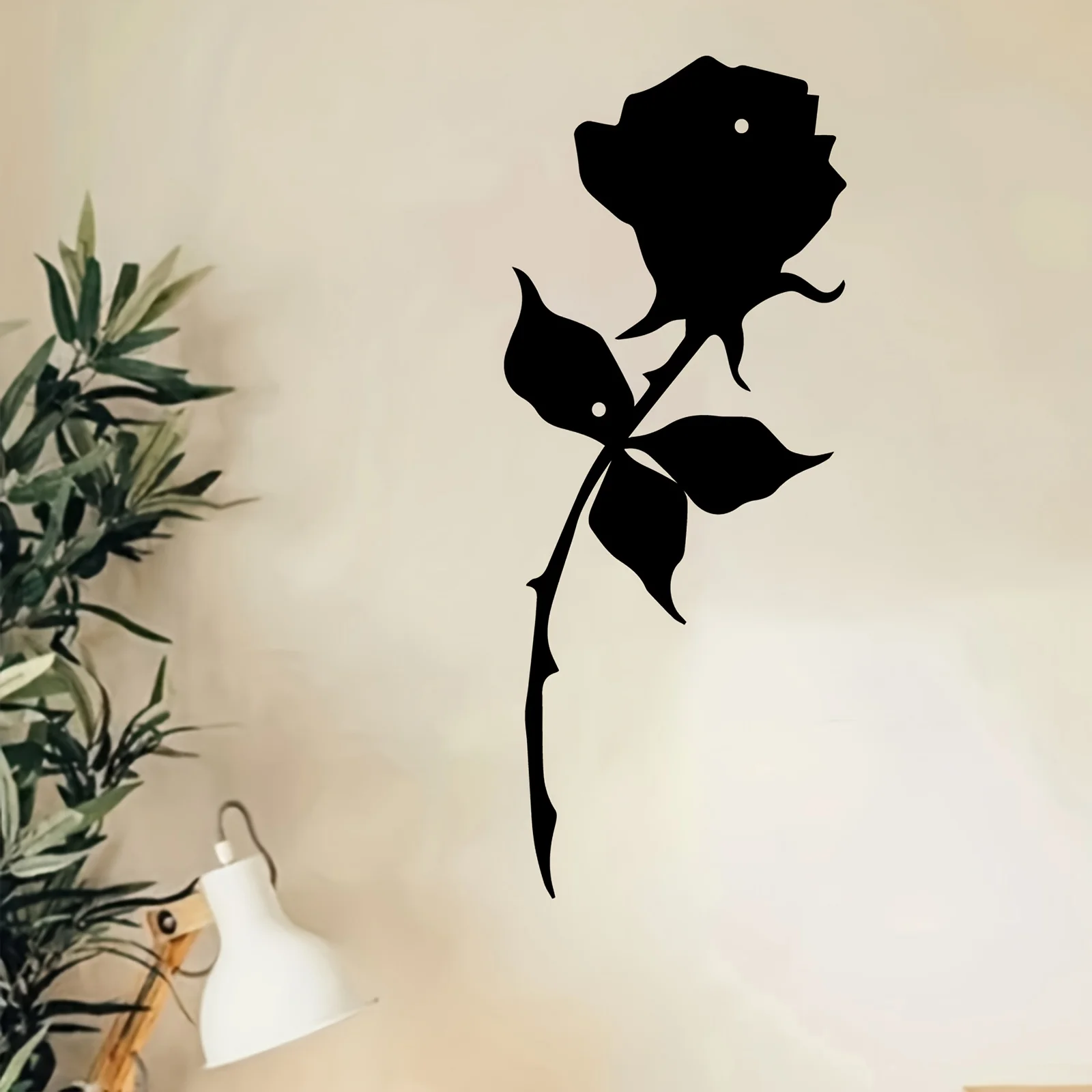 Rose metal wall art, floral iron wall sculpture, romantic bedroom wall decor, garden fence rose mural, valentine flower