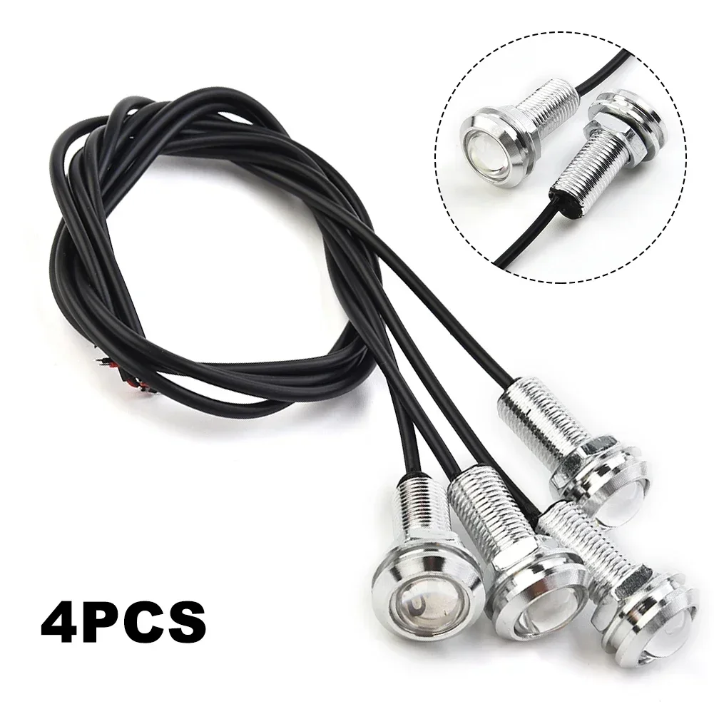 4pcs DC 12V Marine Boat Transom LED Stern Light Blue LED Tail Lamp Yacht Accessory Blue Underwater Lamp Boat Light