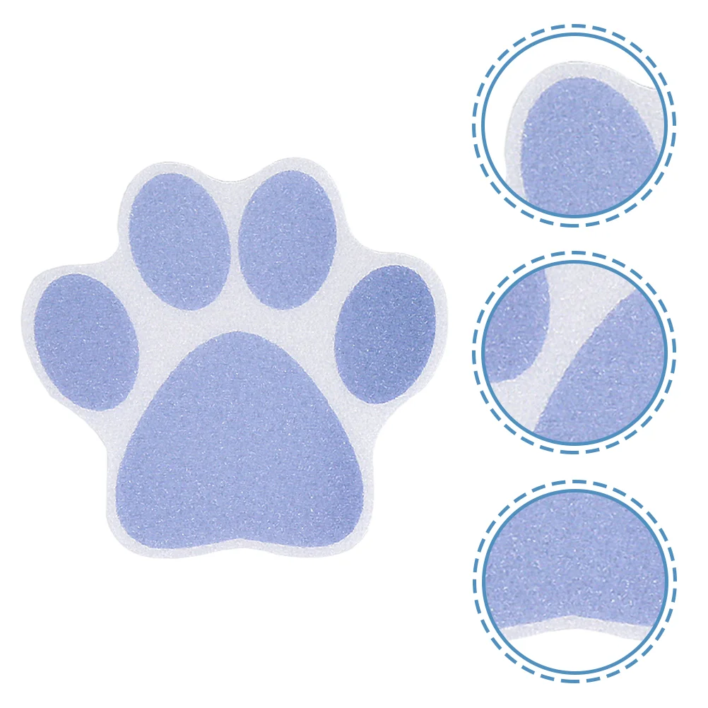 

Bathtub Anti-skid Decals Dog Paw Print Non-slip Stickers Children Bathroom Decorate Strips Wall