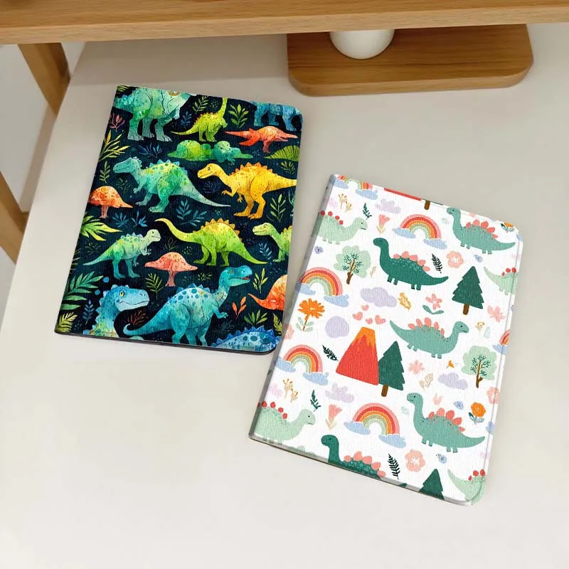 

Cute Anime Dinosaur Art For Samsung Galaxy Tab S6 S8 S9 S10 Lite FE 10.4 11 Inch 2022 2024 Tablet Case