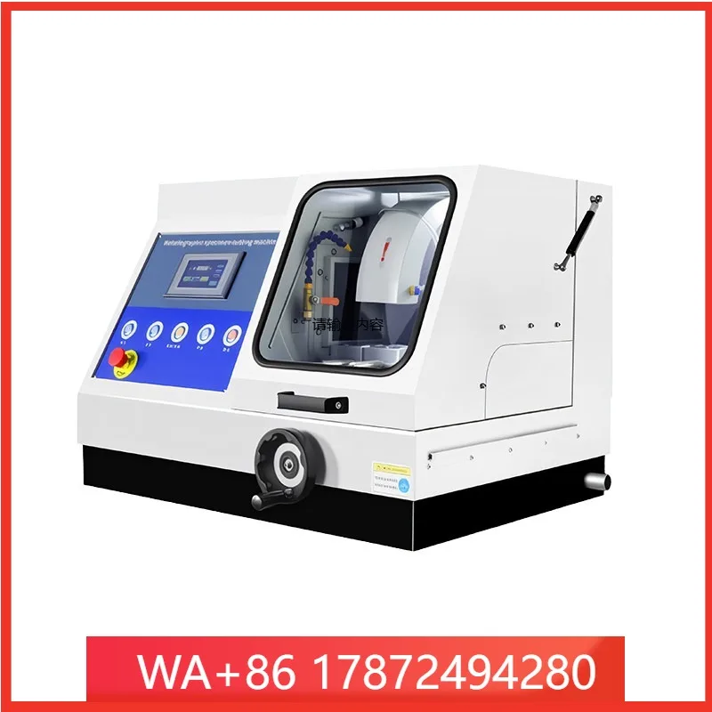 Automatic Metallographic Lab Sample Cut Off Saw With Built In Coolant For Precision Metal Nonmetal Specimen