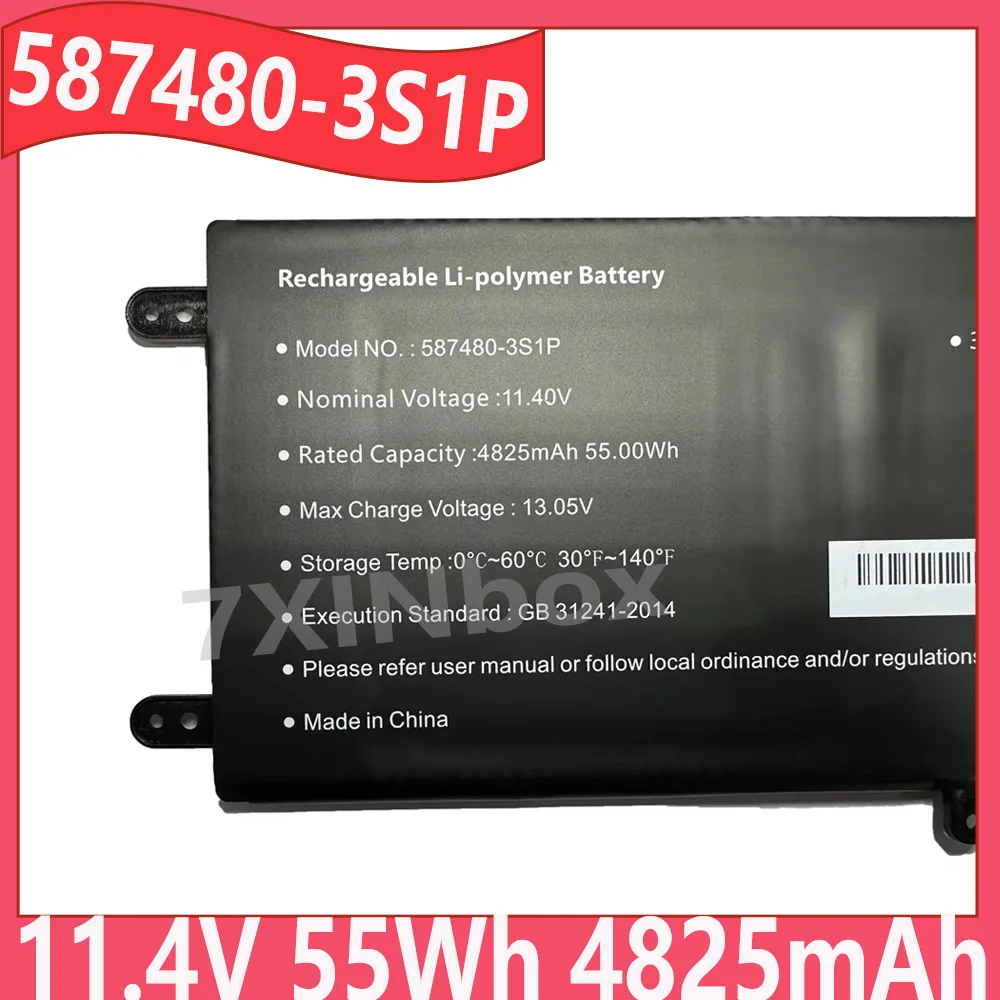 

Brand New 587480-3S1P 11.4V 55Wh 4825mAh Laptop Battery For Hyundai Accent NP15IC Notebook 3ICP6/74/80 series 10pin8wire