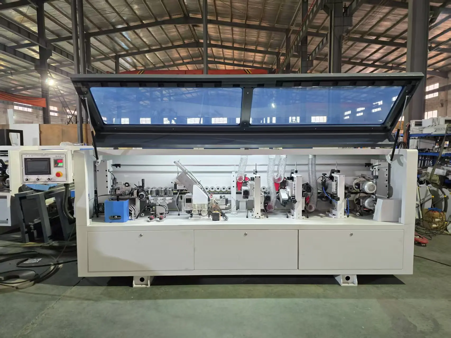 Woodworking Machinery Laminate Veneer Edge Bander Furniture Automatic Linear Edge Banding Machines for Small Shops