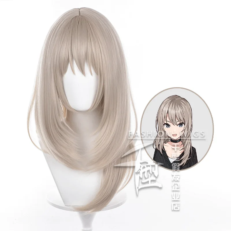 Momoka Kawaragi Cosplay Pruik Anime Meisjes Band Cry Cosplay Pruiken Synthetische Haarpartij Halloween Prop Voor Vrouw