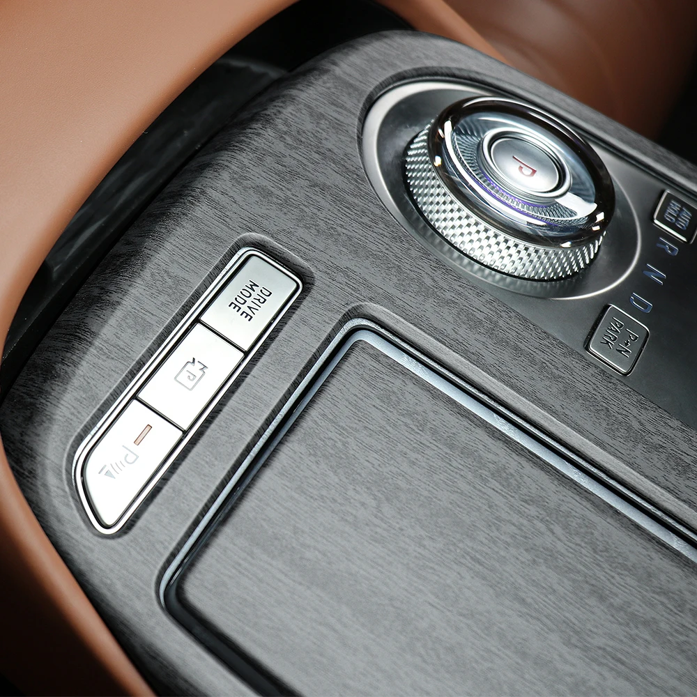 

For Genesis G80 2021-2024 Automotive Centre Console Trim Frame Central Gear Shift Protective Cover ABS Material Left-hand Drive