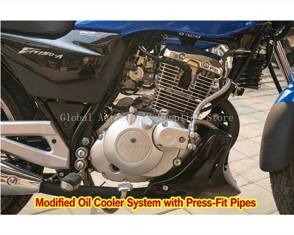 Motorcycle Engine Filter Oil Cooler Assembly for Suzuki GS125 GN125 EN125 150 GT125 GX125 GF125 GSX125 150 AN125 150 110CC~150CC