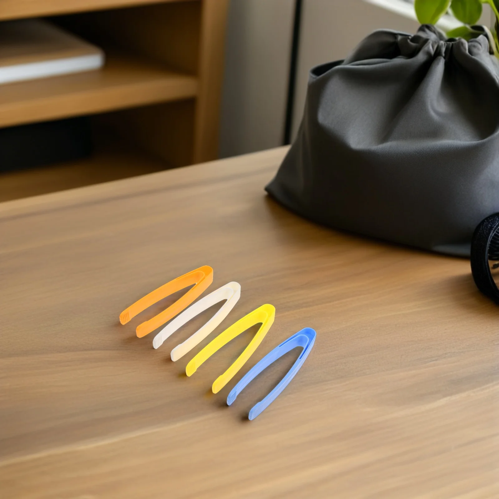 

40Pcs Compact Tweezers for Kids and Adults Colorful Plastic Tweezers for Sensory Bins Crafting and Outdoor Exploration