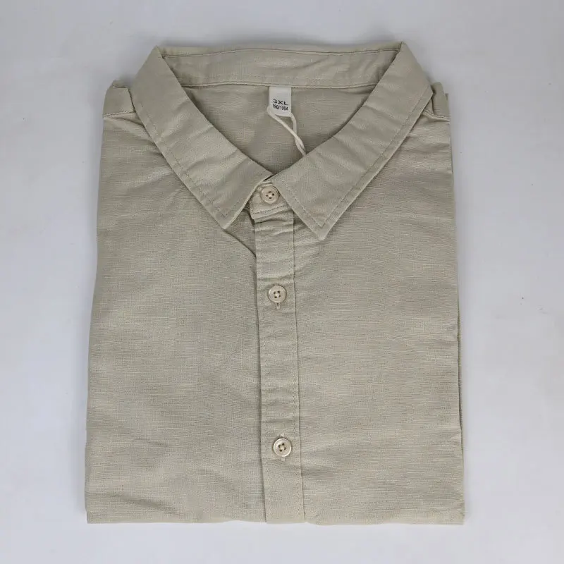 

Летние льняные хлопковые винтажные топы, мужские хлопковые рубашки с длинным рукавом, высококачественная тактическая рубашка для фитнеса для мужчин, Camisa Masculina