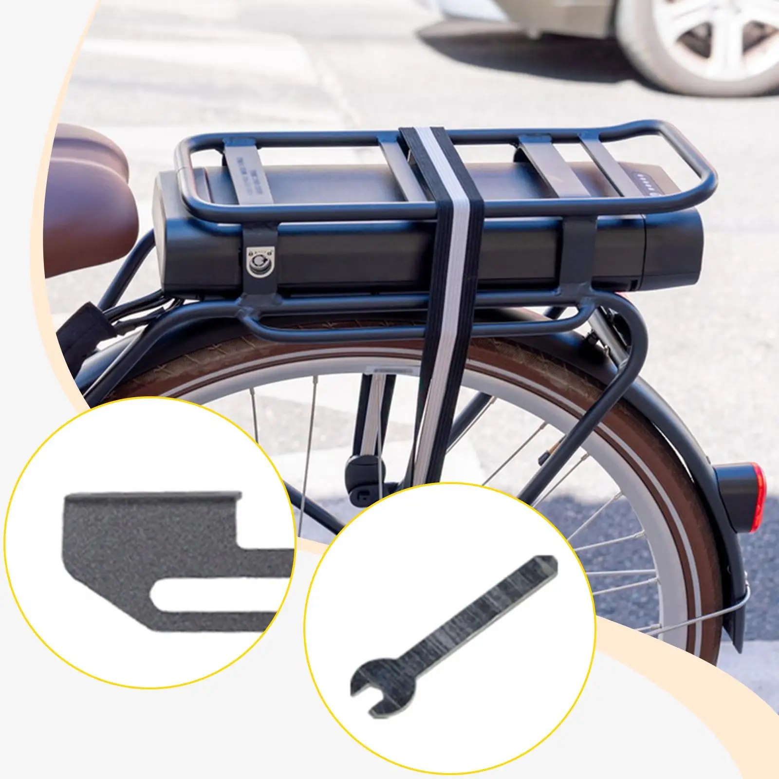 دراجة الرف الخلفي ذيول ضوء جبل ذيول محول الضوء الصلب بسيط ركوب الدراجات دراسة في الهواء الطلق الضوء الخلفي رف الضوء الخلفي جبل #3