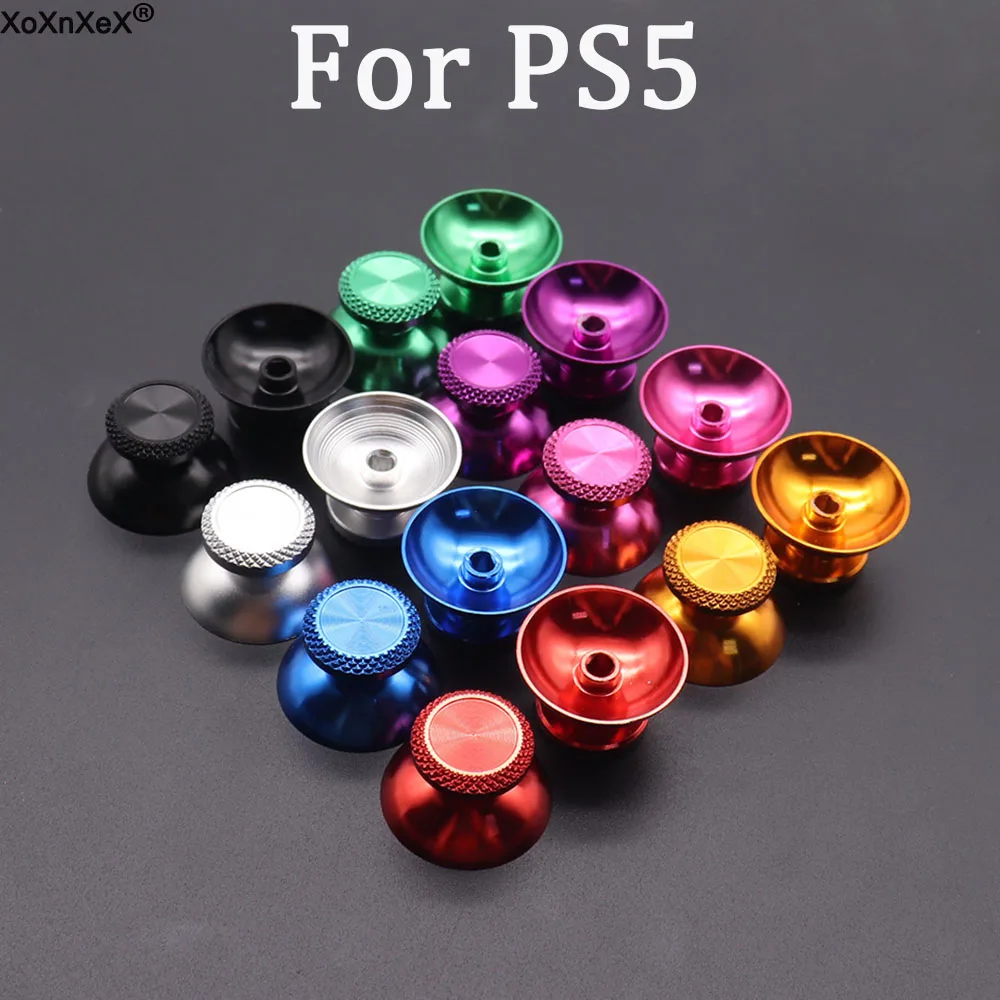 1 Paar Metall Analog Joystick Thumb-Stick Grip Cap Ersatzteile für PS5 Controller Thumbstick Ersatz