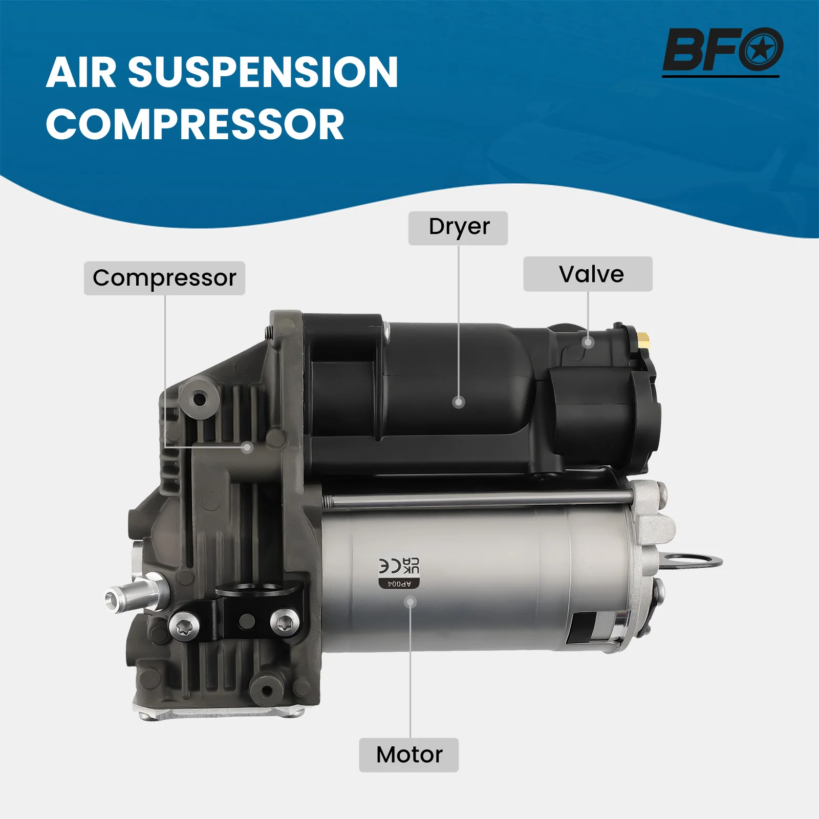 Air Suspension Airmatic Compressor For Mercedes-Benz M-Class W166 2011-2015