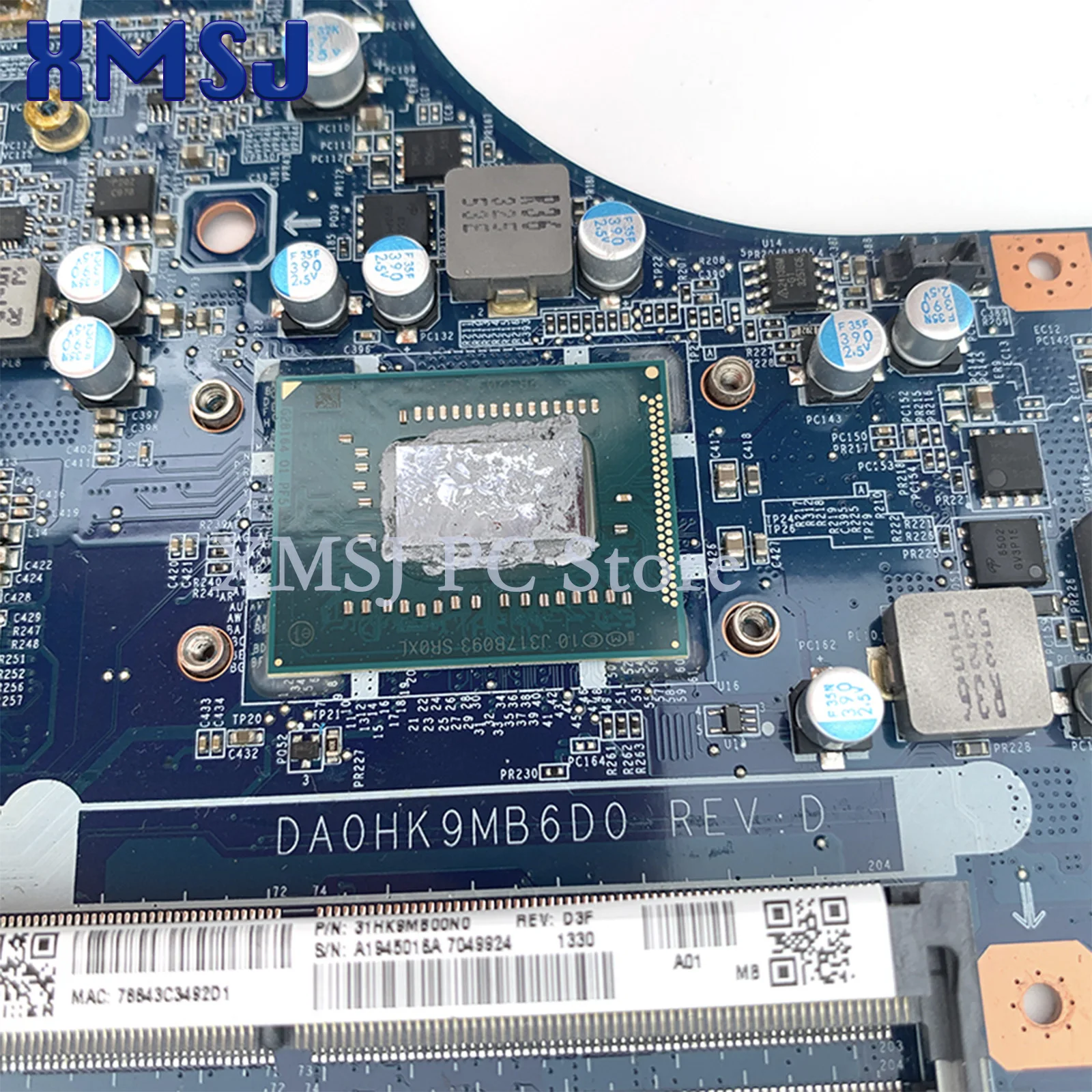 A1945016A DA0HK9MB6D0 For Sony Vaio SVF15 SVF152 SVF152A29M Laptop Mothebroard SR0XL I5-3337U CPU GT740M GPU Main Board