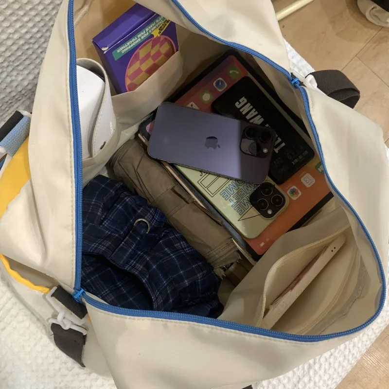 حقيبة سفر كاجوال من الدوبامين للنساء، خفيفة الوزن لصالة الألعاب الرياضية واليوجا والسباحة واللياقة البدنية، حمل رحلة عمل قصيرة، حقائب يد كبيرة #5