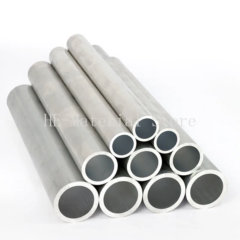 1Pcs Length 100mm 6061 Aluminium Alloy Tube OD 45mm 45.5mm Hollow Round Aluminum Tube ID 14/18/22/23.5/24/28/32-40mm