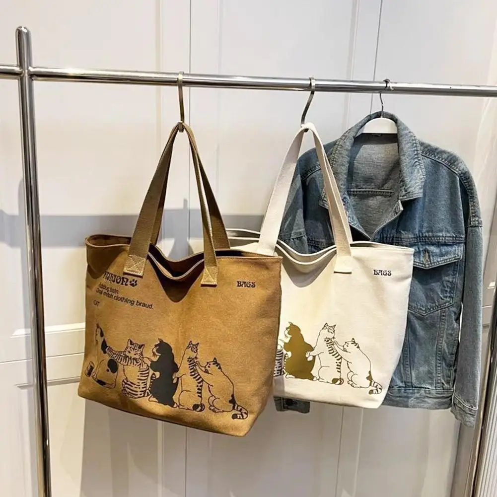 

Женская парусиновая сумка-тоут, большая вместительная рабочая сумка на плечо, офисная классическая модная дизайнерская сумка, повседневная сумка на молнии B4z5