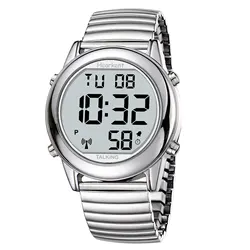 Hearkent Atomic Talking Watch for Blind Elderly Men's Clock Watch with Alarm Radio Controlled Wristwatch English/Spanish/German