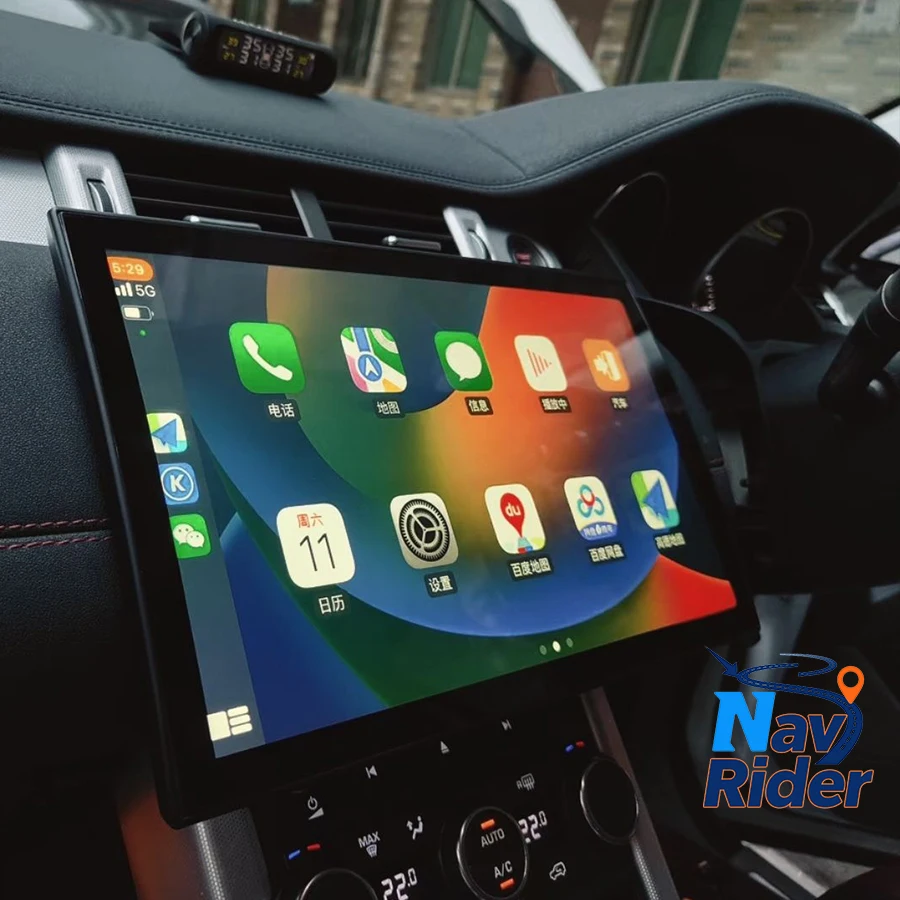 

Для Land Rover Range Rover Evoque 2012-2019: навигационная мультимедийная система с Carplay, 13.3-дюймовым экраном и двойной системой Android Auto