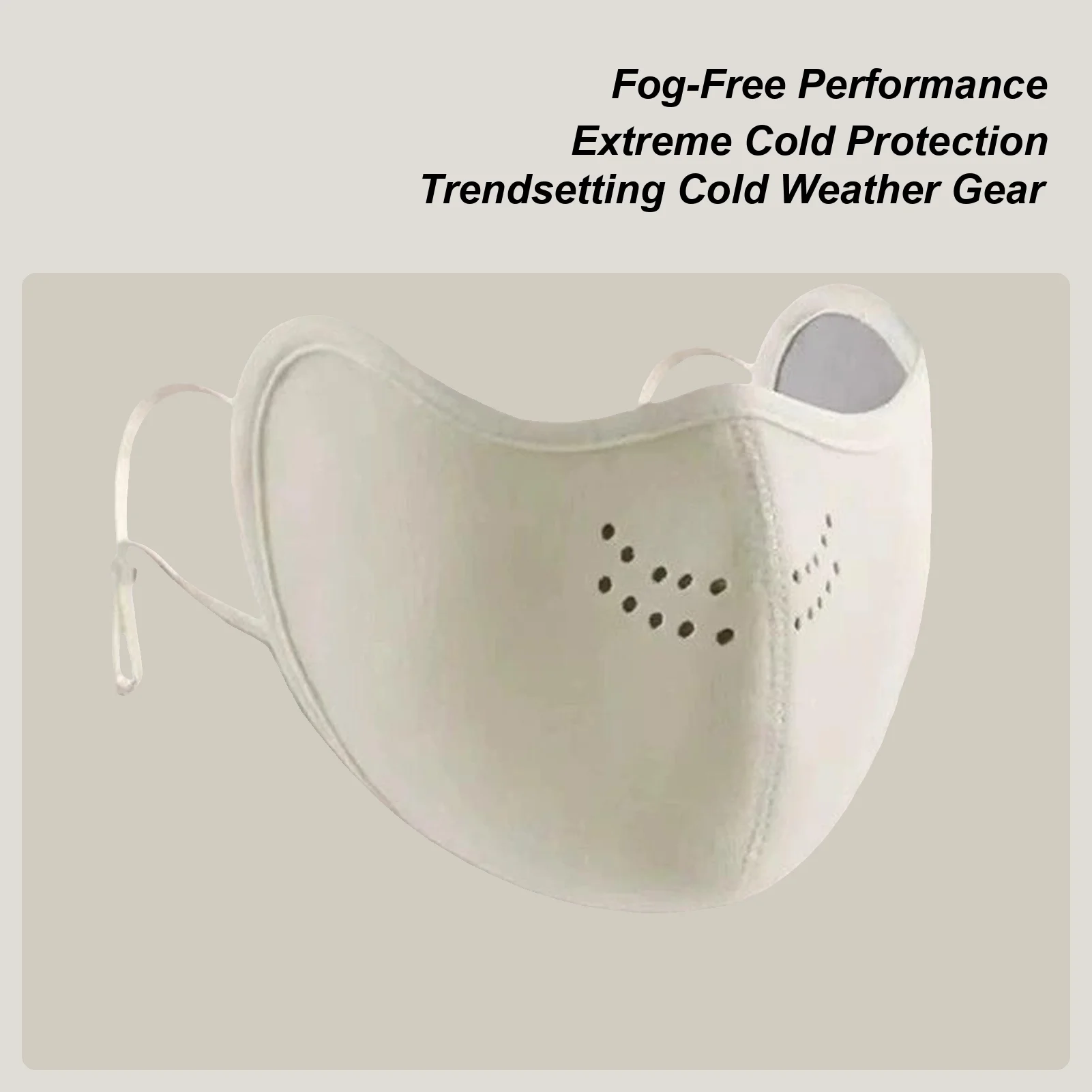 

Ski Face Cover Windproof Cold-Proof Warm Breathable Women Skiing Half Face Cover For Men Women Outdoor Sports Motorcycle Riding