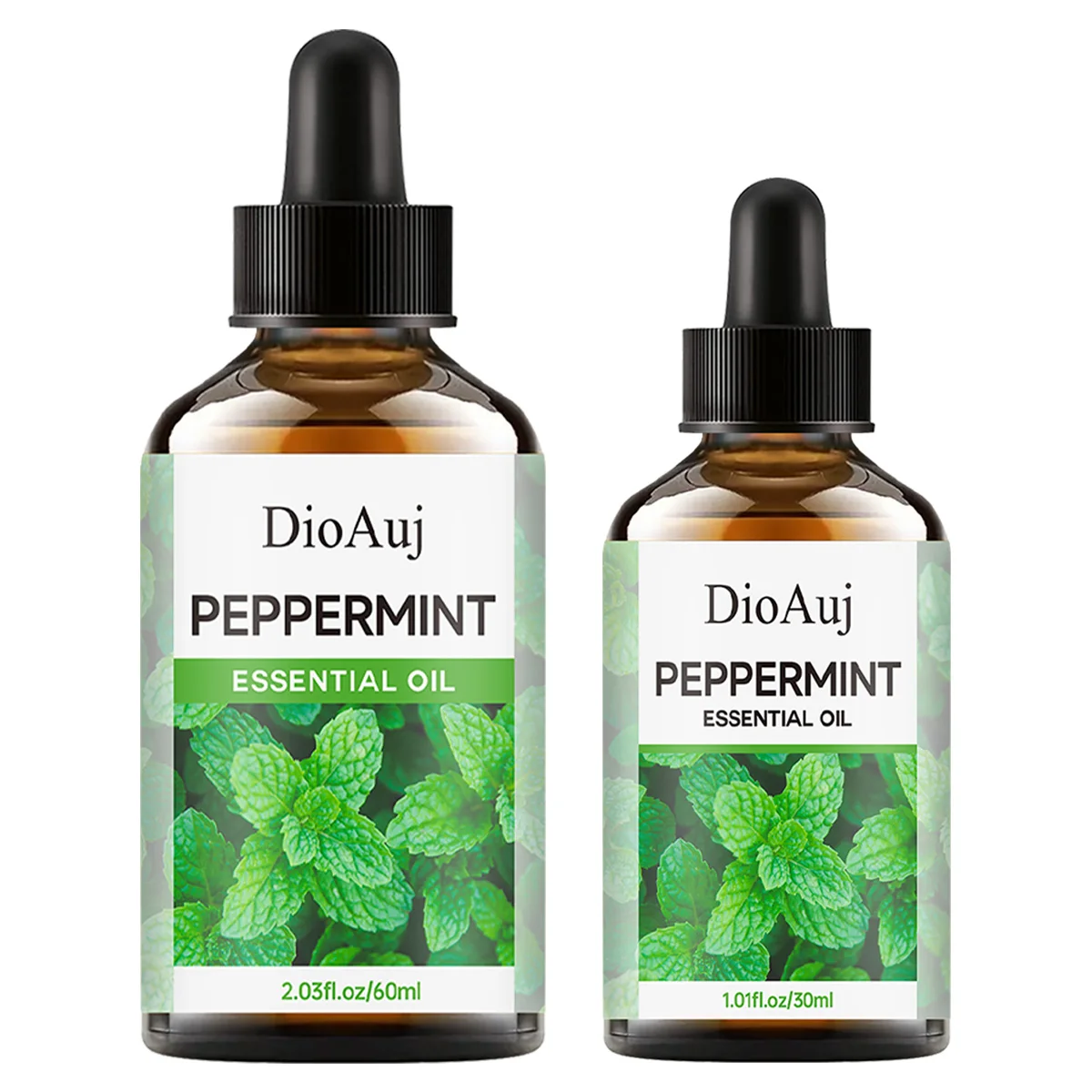 

DioAuj 1PCS Essential Oil with Dropper Peppermint Face Body Skin Care Aromatherapy Oil for Humidifier Aromatherapy Candle