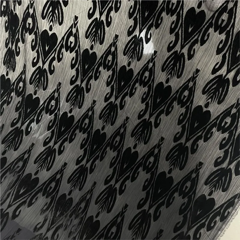 

Тканое бархатное парчовое бархатное вискозное платье для сна с цветочным узором и чонсам