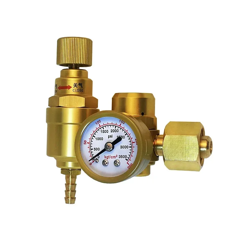 AR-182 Energy saving and gas saving king pressure reducer argon arc welding accessories copper throttle type argon gas meter