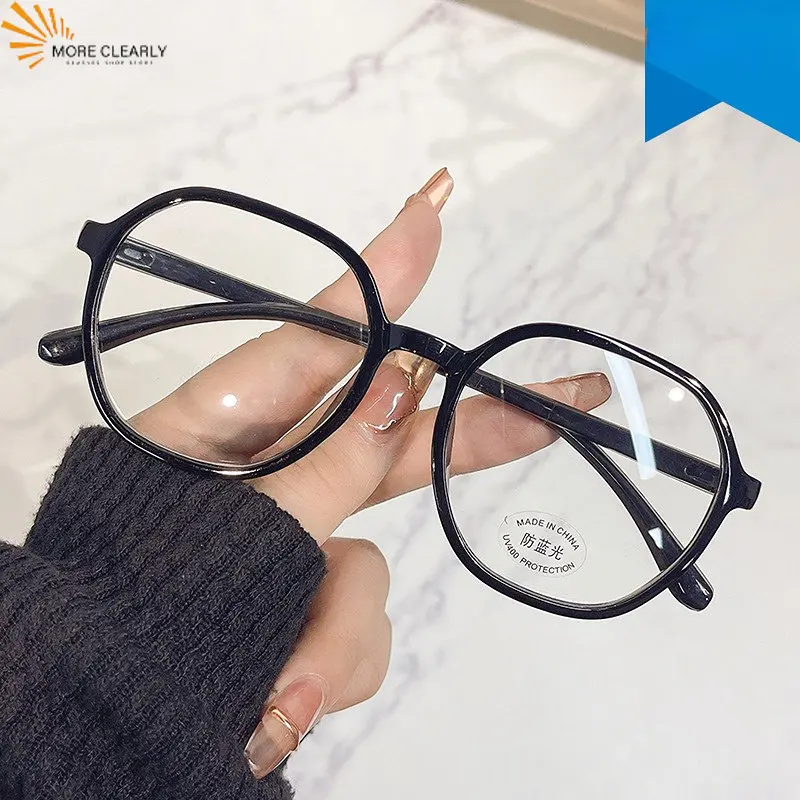 Anti Blue Light Transparent Computer Glasses Frame Women Round Eyewear Blocking Glasses Optical Spectacle Eyeglass glasses men