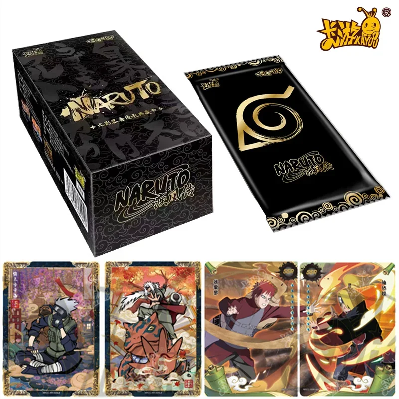 KAYOU 2023 New Naruto The Age of Ninjas Card Booster Pack Box Anime Figure Rare Collection Cards Flash Card Toy For Gift