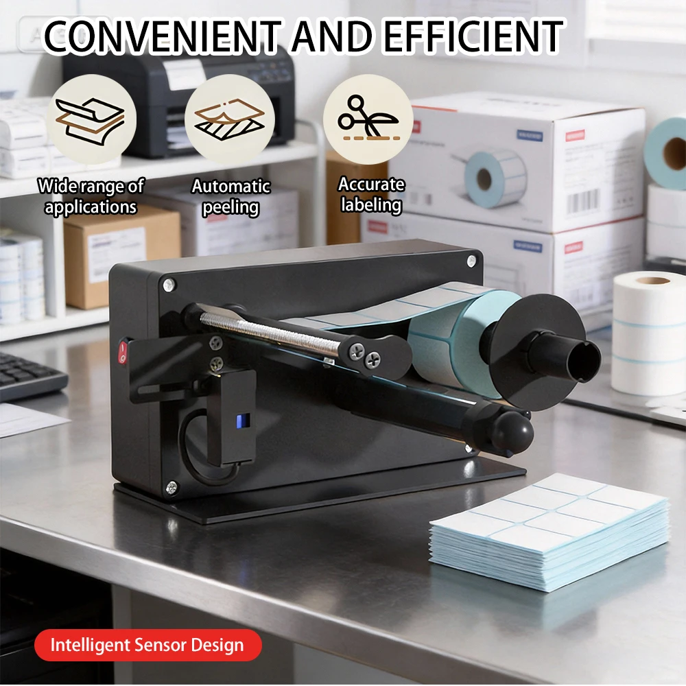 

Овощечистка для этикеток, диспенсер для этикеток, разделительная машина для наклеек, электрическая машина для очистки этикеток, автоматический USB-счиппер для еды на вынос