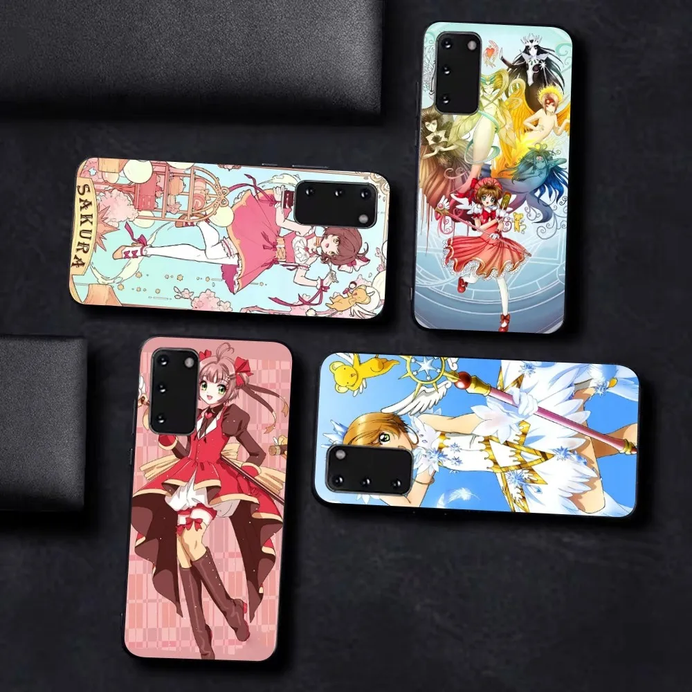 Anime C-Card Captor S-Sakura Phone Case For Samsung S 9 10 20 21 22 23 30 23 24 plus lite Ultra FE S10lite Fundas