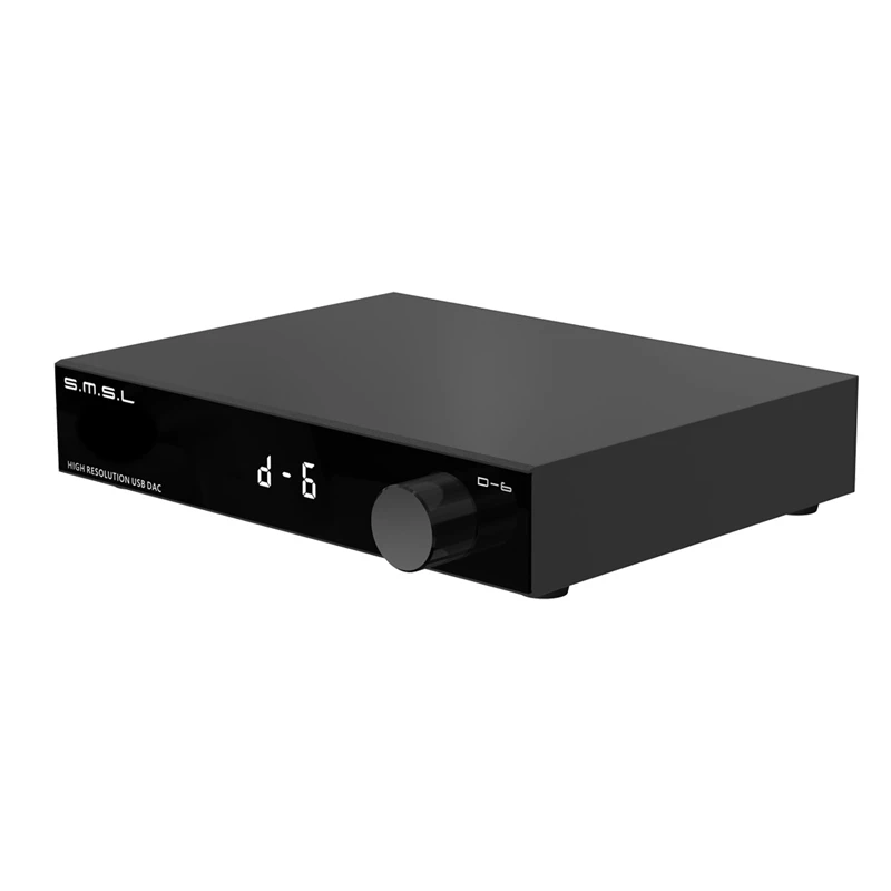 Imagem -02 - Smsl d6 Dac Duplo Ak4493s Bluetooth 5.1 Pcm 768khz 32bit Dsd512 Decodificador com Controle Remoto