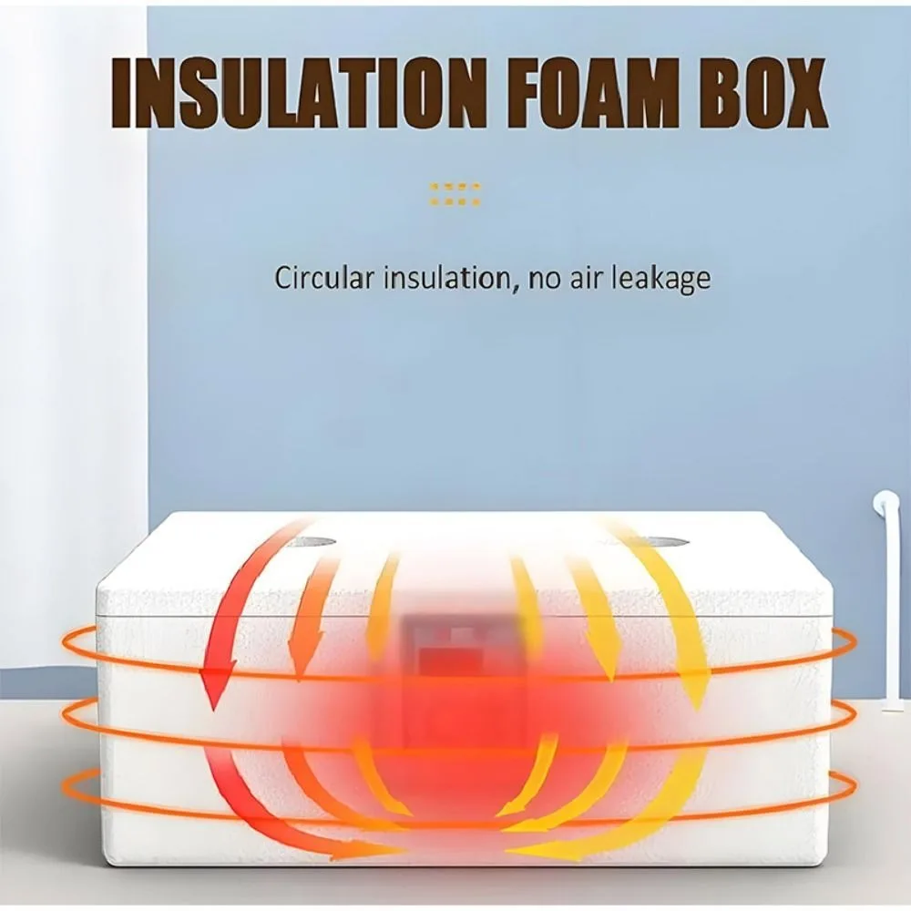 حاضنة بيض الدواجن الصغيرة الثرموستاتي لمدة 24 ساعة، ماكينة تفريخ المزرعة الأوتوماتيكية الكاملة للتحكم في درجة الحرارة، هادئة ذكية #3