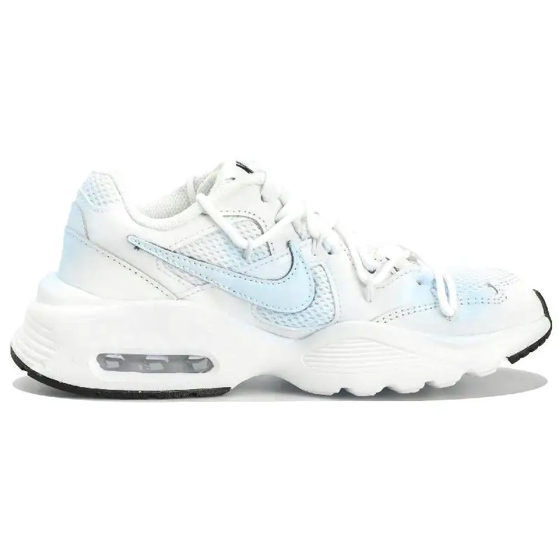 【Customize】Nike Air Max Fusion Running Shoes Women's Low-top White/blue Sneakers shoes CJ1671-100