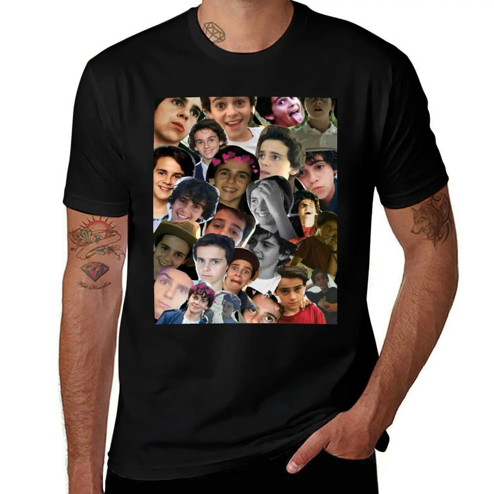 

Jack Dylan Grazer Collage T-Shirt t shirt man cotton funny t shirts dark humor cotton t shirt man T-shirt